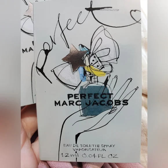 Marc Jacobs Perfect Eau De Toilette Spray Perfume x 2 Travel Sample NEW - Picture 2 of 4